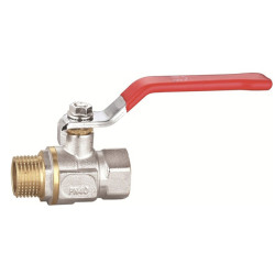 Kulový kohout MF 5/4" s UCPÁVKOU, Páka, PN30