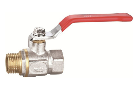 Kulový kohout MF 5/4" s UCPÁVKOU, Páka, PN30