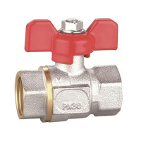 Kulový kohout FF 3/8" s UCPÁVKOU, Motýlek, PN30 Kulový kohout FF 3/8" s UCPÁVKOU, Motýlek, PN30