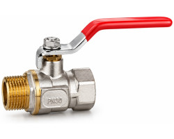 Kulový kohout MF 3/4" s UCPÁVKOU, Páka, PN30 Kulový kohout MF 3/4" s UCPÁVKOU, Páka, PN30