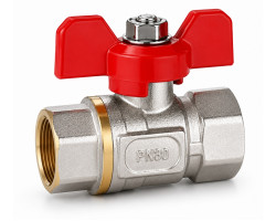 Kulový kohout FF 3/4" s UCPÁVKOU, Motýlek, PN30