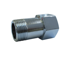Chromové prodloužení za baterii 3/4" x 42mm