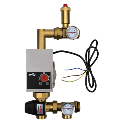 Čerpadlová sestava se směšovačem 30°C - 70°C k rozdělovačům