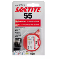 LOCTITE 55 teflonové těsnící vlákno 50m (38128) LOCTITE 55 teflonové těsnící vlákno 50m (38128)