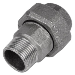 Černé šroubení ploché MF 2"