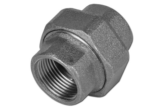 Černé šroubení ploché FF 4"