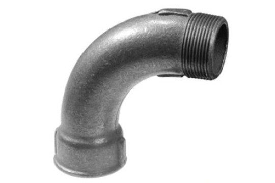 Černý oblouk 2" MF 90°