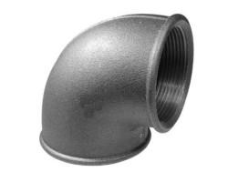 Černé koleno 5/4" FF 90°