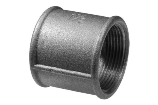 Černý nátrubek 4"