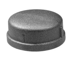 Černé víčko kulaté 2"