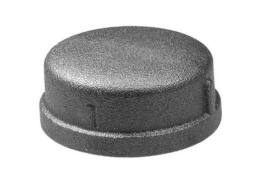 Černé víčko kulaté 3/8"