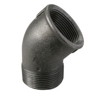 ČERNÉ KOLENO 45° MF