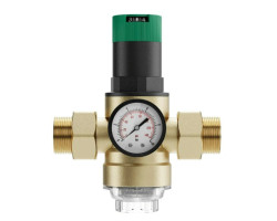 Regulátor tlaku s filtrem a manometrem 40 mcr - 1"