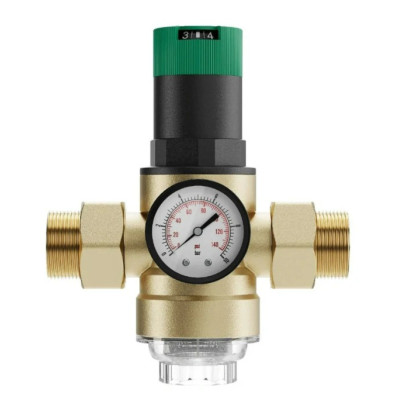 Regulátor tlaku s filtrem a manometrem 40 mcr - 1" Regulátor tlaku s filtrem a manometrem 40 mcr - 1"