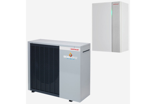 -WEISHAUPT- WSB10 + TUV200 Splitblock (9,1kW) invertor - Tepelné čerpadlo včetně montáže na klíč