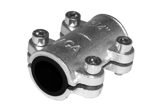 AGAFLEX OBA třmen 1/2", 21,0-21,8mm, opravný, pro ocelové potrubí, voda, litina/pozink
