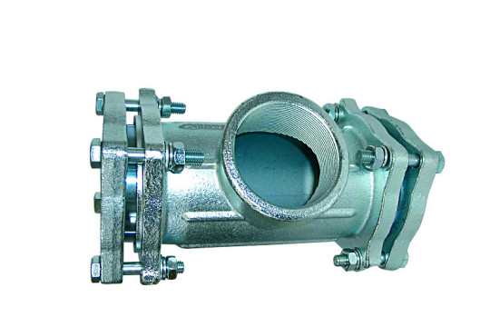 AGAFLEX TK 70 - litinový T kus odb.s vni. z - voda/tlakový vzduch/oleje - ocelová trubka