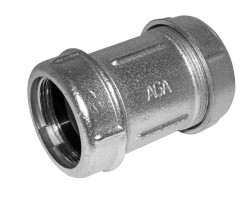 AGAFLEX OK spojka 1", 31,2-34,4mm, oboustranně svěrná, voda, litina/pozink