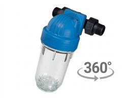 ATLAS Vodní filtr JUNIOR 7" DP 360°DS - 3/4"(1"), BX(SX) 8BAR, 45°C ATLAS Vodní filtr JUNIOR 7" DP 360°DS - 3/4"(1"), BX(SX) 8BAR, 45°C