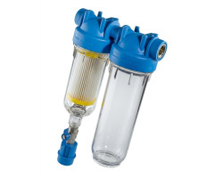 ATLAS Vodní filtr samočistící HYDRA DUO 1" RSH 50mcr + Prázdná nádoba BX(SX) 8BAR