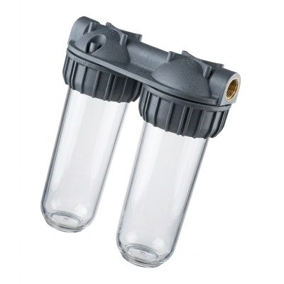 ATLAS Vodní filtr SANIC Senior 3/4" Dvojitý 10SX 3P - 8BAR, 45°C