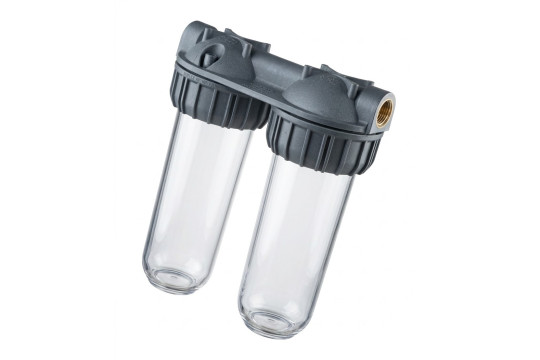 ATLAS Vodní filtr SANIC Senior 3/4" Dvojitý 10SX 3P - 8BAR, 45°C