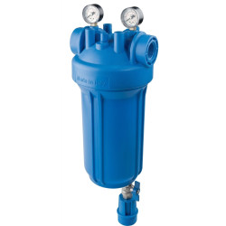 Vodní filtr ATLAS Master BIG M 6/4" 2P SX - s odkalením a manometry
