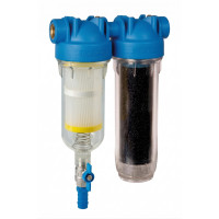 ATLAS Vodní filtr samočistící HYDRA DUO 1" RSH 50mcr + LA (aktivní uhlí) SX 8BAR