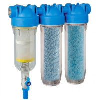 ATLAS Vodní filtr samočistící HYDRA TRIO 1" RSH 50mcr + SANIC FA 25 + 1mcr