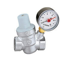 Regulátor tlaku vody 5334 3/4" CALEFFI PN16 R. 1-6 BAR, s manometrem 0-10 BAR