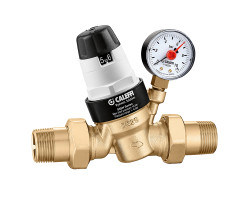 CALEFFI 5350H Regulátor tlaku vody 3/4" s manometrem, PN25, Tmax 80°C