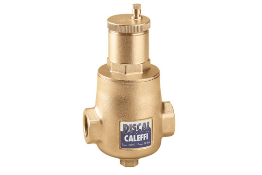 CALEFFI 551 DISCAL Automatický odlučovač vzduchu 1" s vypouštěním PN10