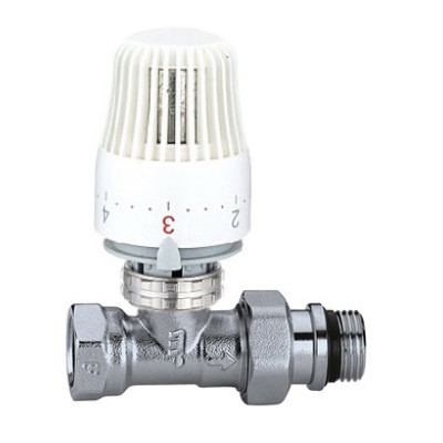 CALEFFI 221S Termostatický radiátorový ventil přímý DN10 - 3/8" PN10 s hlavicí 403