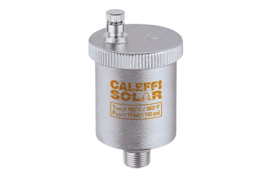 CALEFFI 250 Automatický odvzdušňovací ventil SOLAR 1/2" Tmax 180°C