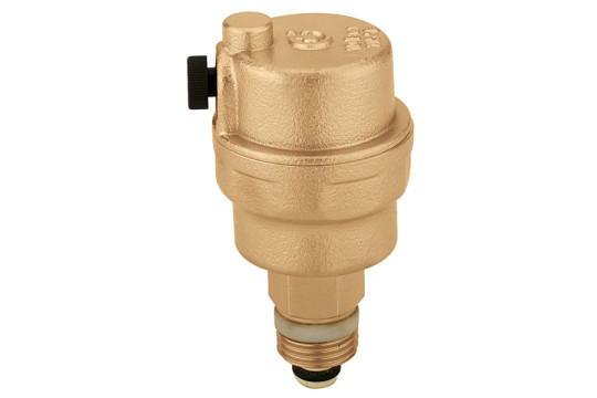 CALEFFI 5025 1/2" Automatický plovákový odvzdušňovací ventil se zpětnou klapkou 