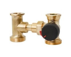 ESBE VRH 139 Trojcestný ventil DN 20 - 2xPM 6/4" + 2xG 6/4" Kvs 2,5 m3/h