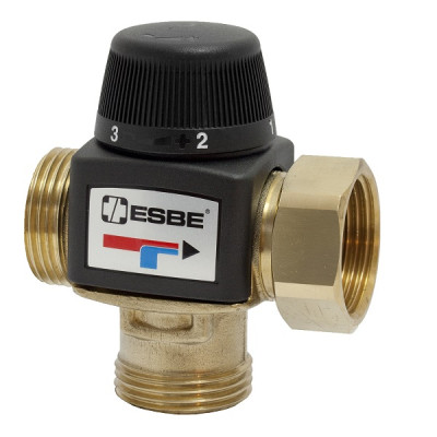 ESBE VTA 378 Termostatický směšovací ventil DN20 - 1"x1" (20°C - 55°C) Kvs 3,4 m3/h