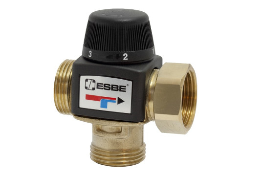 ESBE VTA 378 Termostatický směšovací ventil DN20 - 1"x1" (20°C - 55°C) Kvs 3,4 m3/h
