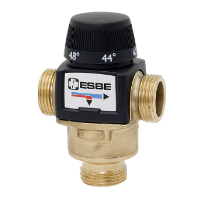 ESBE VTD 582 Přepínací termostatický ventil DN 20 - 1" (40 - 52°C)
