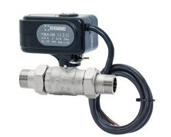 ESBE MBA 122 Kulový ventil 2-cestný s pohonem a adaptéry DN15 - 1/2" Kvs 20 m3/h