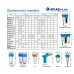 ATLAS Vodní filtr samočistící HYDRA TRIO 1" RSH 50mcr + FA 25mcr + FA 1mcr