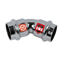FRABOPRESS C-STEEL oblouk 35 mm 45° F x F