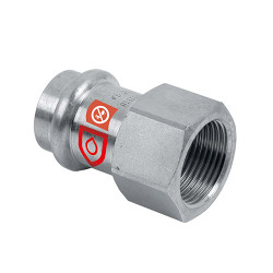 PRESS C-STEEL Přechod s vnitřním závitem 88,9 mm x 3"