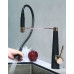 Stojánková kuchyňská dřezová baterie s magnetickým ramínkem, černá/nerez