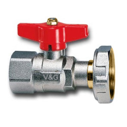 V&G Kulový kohout 1" s převlečnou matkou 6/4" k čerpadlu, PN30