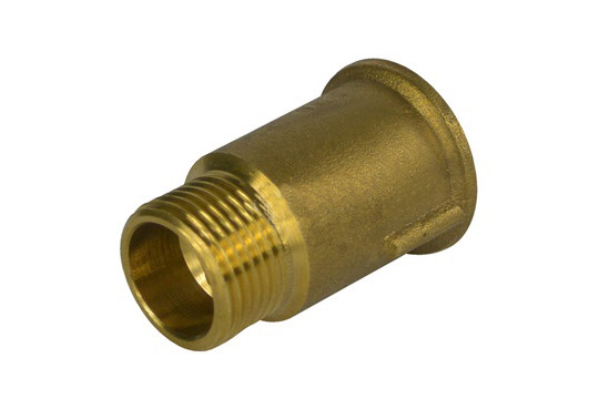 Mosazné prodloužení 1/2" x 30mm s vnitřním imbusem