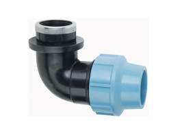 PE Koleno s vnitřním závitem, 16 mm x 1/2" - na polyetylen