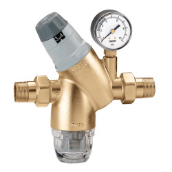 CALEFFI 5351 - Regulátor tlaku vody s filtrem 1" PN25, 1 - 6 BAR 40°C