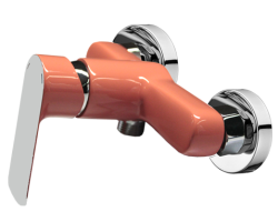 RIO ORANGE 4145O Sprchová vodovodní baterie bez příslušenství, CHROM/ORANŽOVÁ, rozteč 150mm