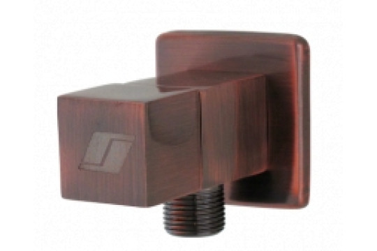 BELAGGIO Rohový ventil čtyřhranný 1/2" x 3/8" - MĚĎ, keramický vršek